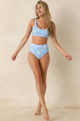 Paradisa Delphina Oceana Blue Multi Bikini Top