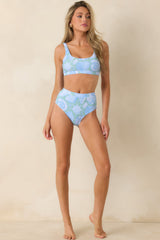 Paradisa Delphina Oceana Blue Multi Bikini Bottom