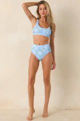 Paradisa Delphina Oceana Blue Multi Bikini Bottom