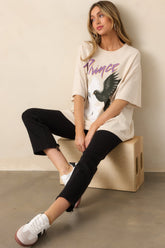 Prince And The Revolution Ivory Oversized Tee