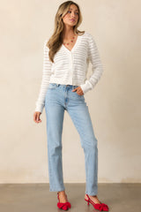 Z Supply Sea Salt Ivory Romance Cardigan