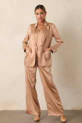 Standing Ovation Light Copper Shimmer Tailored Blazer