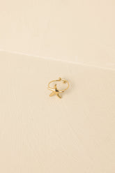Star of the Shore Gold Starfish Ring