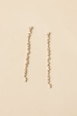 Catch the Light Cascading Crystal Linear Drop Earrings