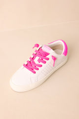 Vintage Havana Original Neon Pink Lace Sneakers