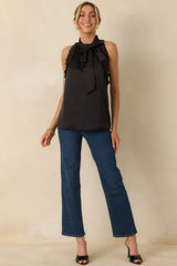 Prosperina Bellamy Black Ruffle Top