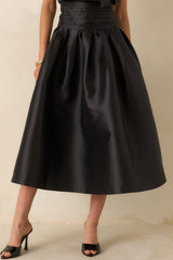 Prosperina Ines Black Maxi Skirt