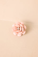 Pretty Petal Energy Pink Floral Statement Ring