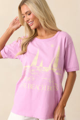 The Beach Boys Good Vibrations Lavender Tee
