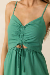 Z Supply Winslet Botanical Green Maxi Dress