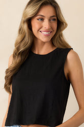 Z Supply Black Sloane Textured Slub Top