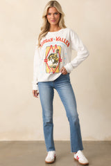 Morgan Wallen Long Live Cowgirls White Relaxed Long Sleeve Tee