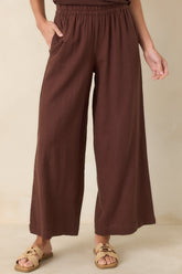Z Supply Chocolate Brown Scout Linen Pants