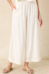 Z Supply White Scout Linen Pants