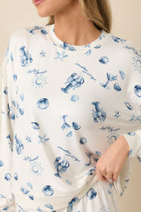 Z Supply Vanilla Ice Lost At Sea Long Sleeve Top