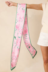 Prosperina Twillies Pink & Green Floral Scarf Tie