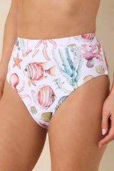 Paradisa Delphina Multi High Waist Bikini Bottoms