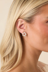 What's Done Is Done Ivory Pearl Cluster Earrings
