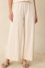 Z Supply Ivory Scout Textured Slub Pants