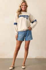 Aerosmith Ivory Dream On Reverse Raglan Sweatshirt