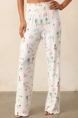Z Supply Ivory Bone Dawn Beach Days Pant