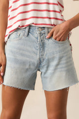 Z Supply Faded Indigo Everyday Hi-Rise Denim Shorts
