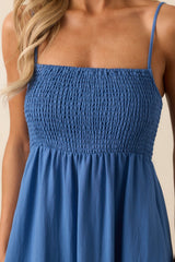 Z Supply Riviera Blue Beachside Midi Dress
