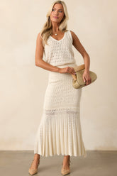 Z Supply Beige Nilo Crochet Tank