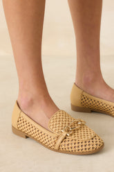 Stick To Your Word Natural Woven Loafer
