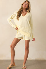 Z Supply Mellow Yellow Weekender Terry Short