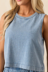Z Supply Sloane Medium Indigo Jersey Muscle Tank