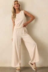 Z Supply Beige Cotton Scout Jersey Pants