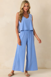 Z Supply Light Blue Cotton Scout Jersey Pants