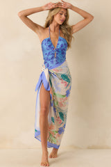 MINKPINK Ivory Floral Print Cotton Ravina Sarong