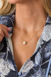 Cocktail Hour Ivory Faux Pearl Necklace