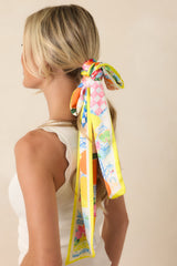 Prosperina Twillies Multi Citrus Print Scarf Tie