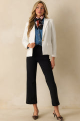 Everything I Want White Blazer