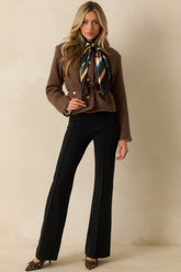 When We Meet Chocolate Brown Jacket