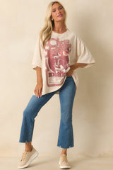 Chris Stapleton Higher Tour Ivory Cotton Tee