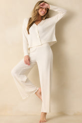 Z Supply Ivory Mara Silky Rib Cardigan