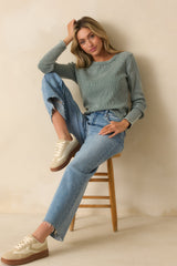 Z Supply Sage Green Cotton Arlet Mini Thermal Top