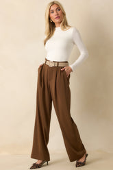 Come Back Around Ivory Mock Neck Bodysuit