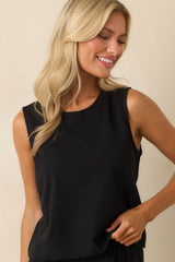 Z Supply Black Sloane Cotton Jersey Tank