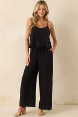 Z Supply Black Soren Linen Pants