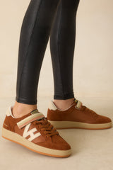 Vintage Havana Next 10 Brown Faux Suede Low Top Sneakers