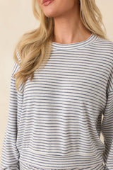 Z Supply Classic Navy Stripe Long Sleeve Top