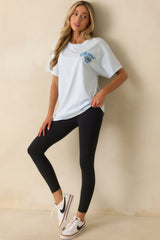 Midwest Is Best Sky Blue Cotton Blueberry Graphic Tee