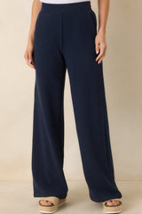 Z Supply Navy Blue Andre Wide Leg Pants
