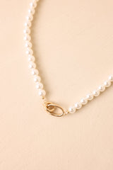 Polished to Perfection Faux Pearl Necklace