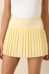 Z Supply Sunnyside Yellow Playing Doubles Skirt